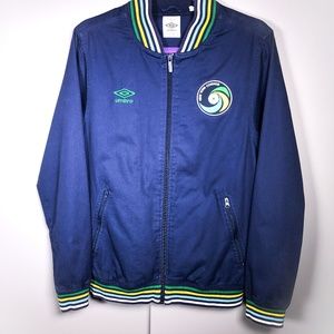 New York Cosmos Umbro Jacket Embroidered Zip up